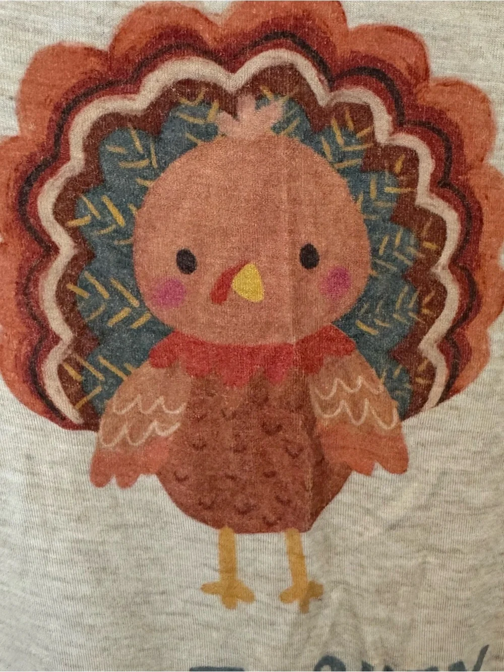 Little Sleepies Little Turkey Bamboo Crescent Zippie